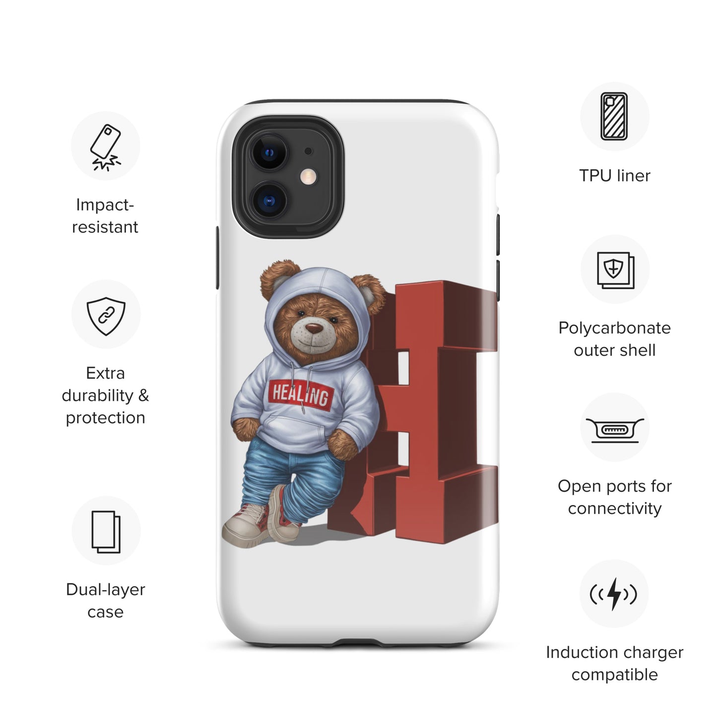 Junie The Healing Bear Tough Case for iPhone®