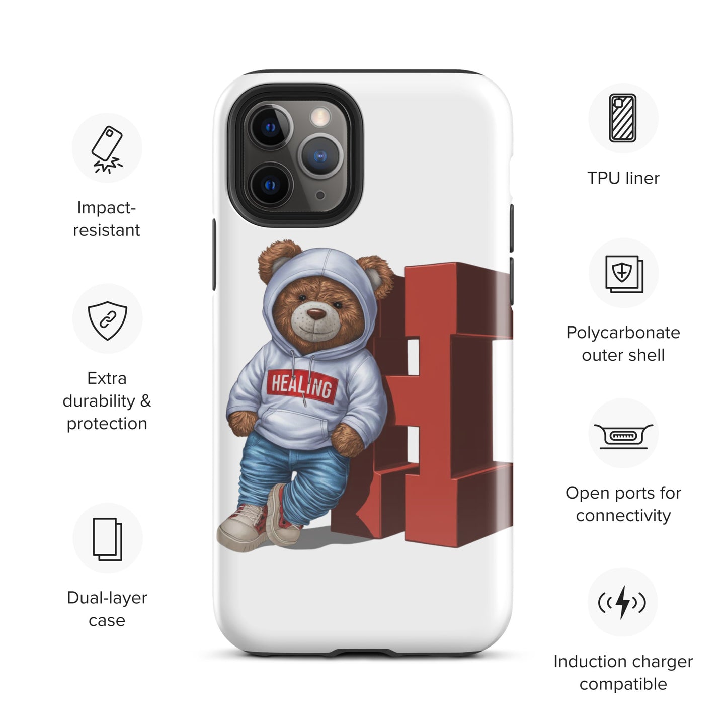 Junie The Healing Bear Tough Case for iPhone®