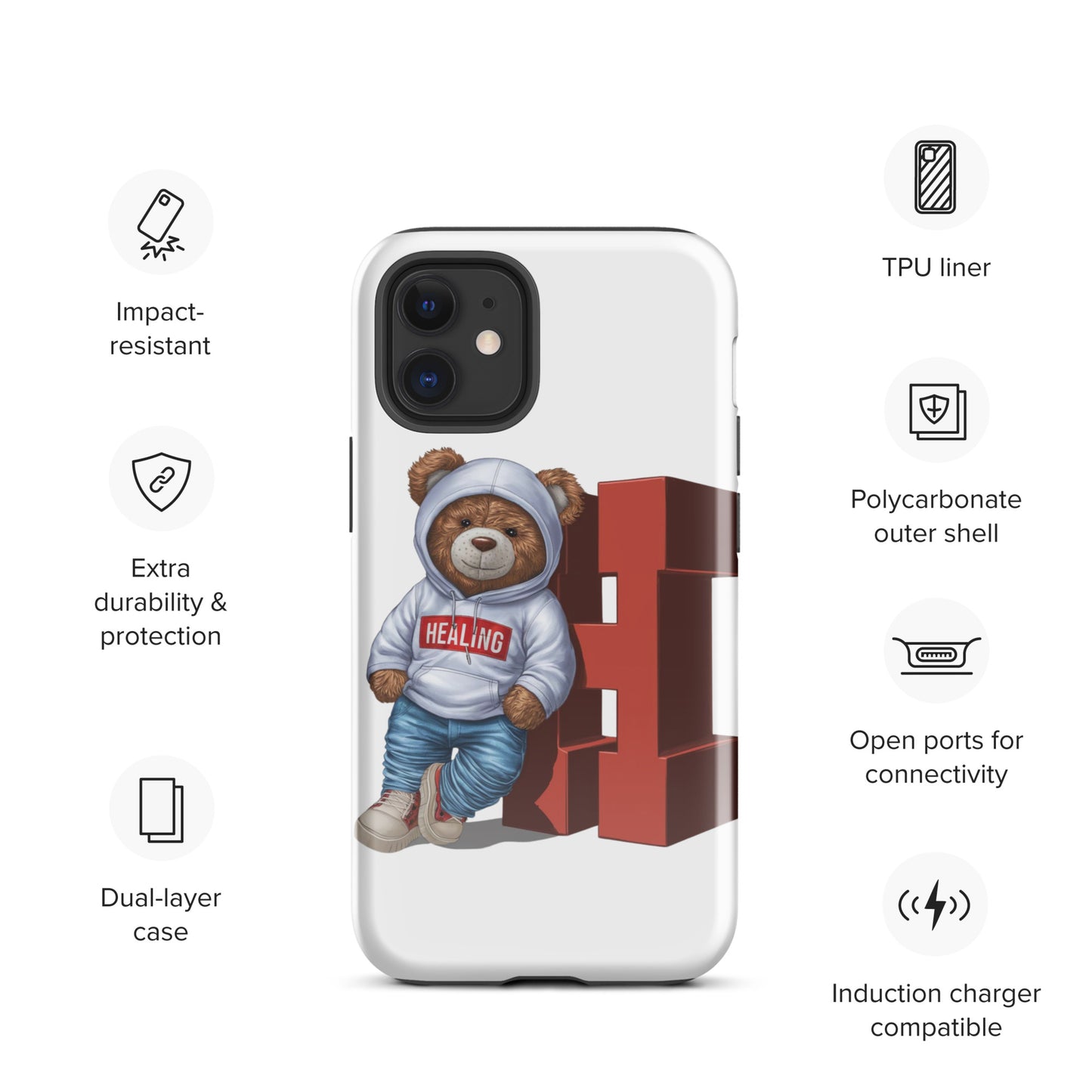 Junie The Healing Bear Tough Case for iPhone®