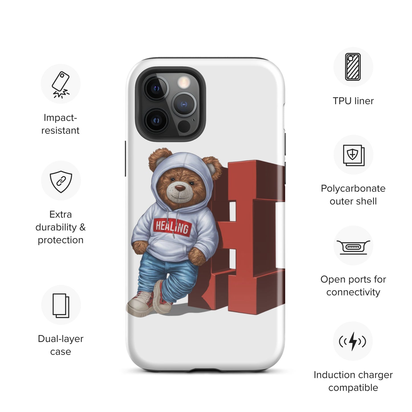 Junie The Healing Bear Tough Case for iPhone®