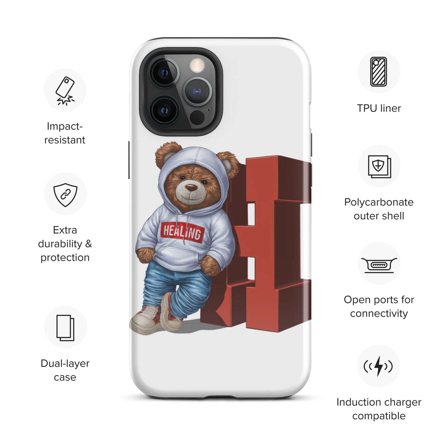 Junie The Healing Bear Tough Case for iPhone®