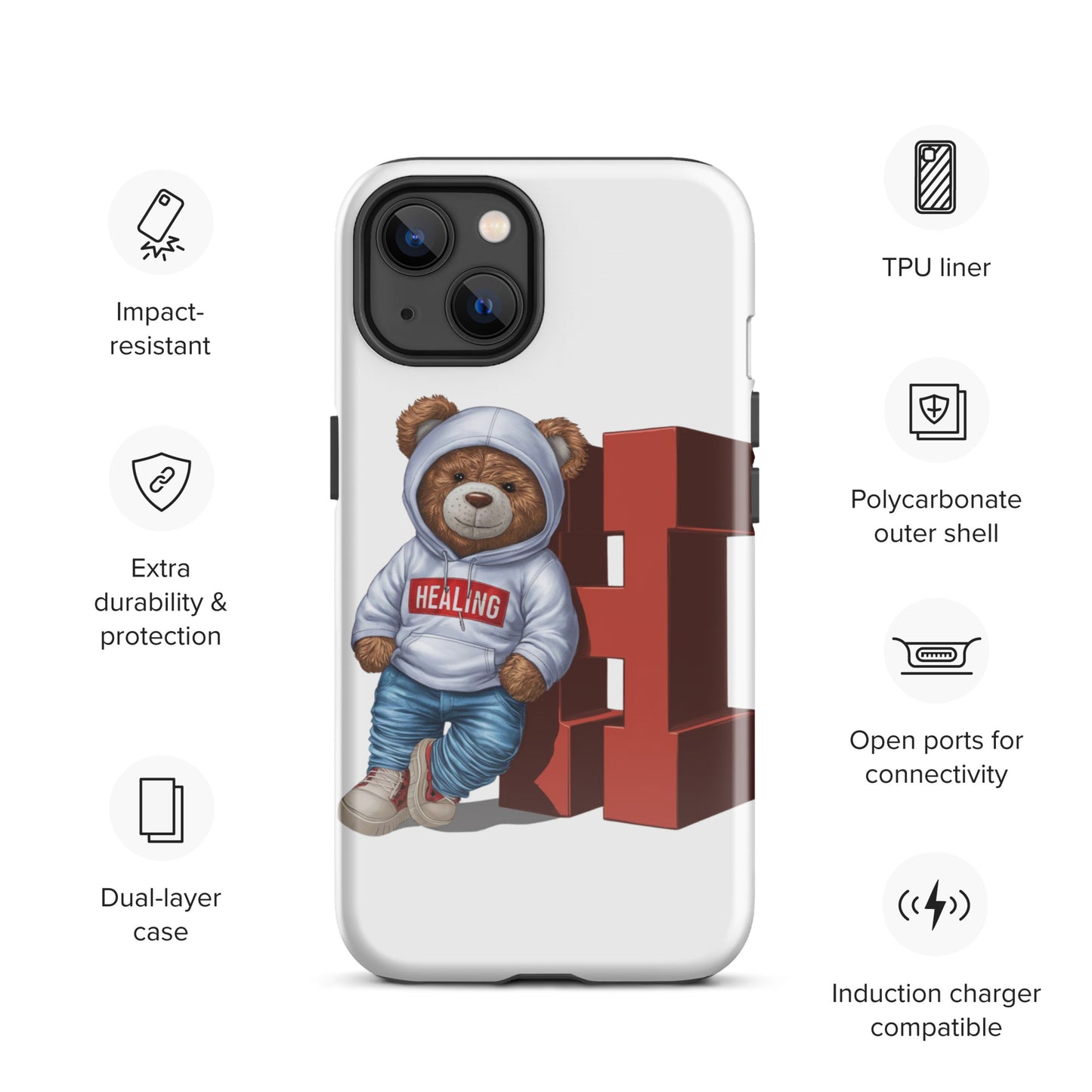 Junie The Healing Bear Tough Case for iPhone®