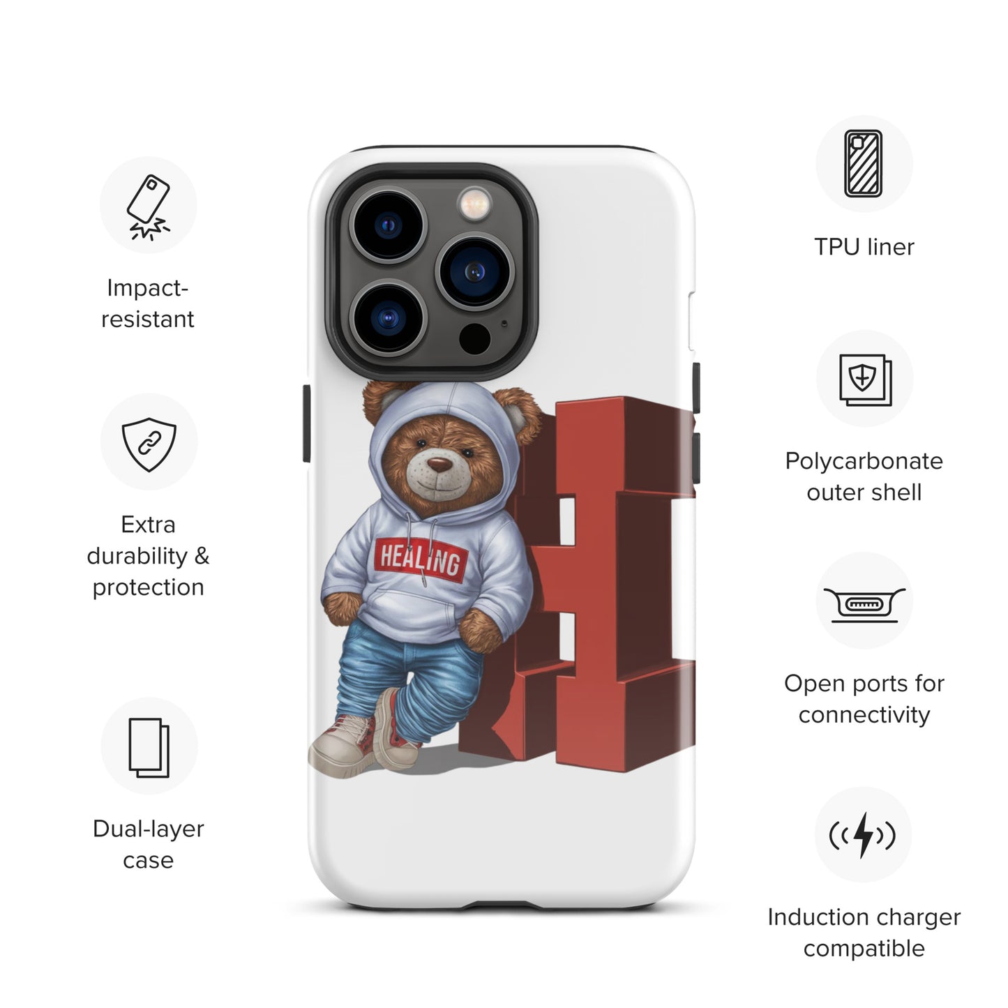 Junie The Healing Bear Tough Case for iPhone®