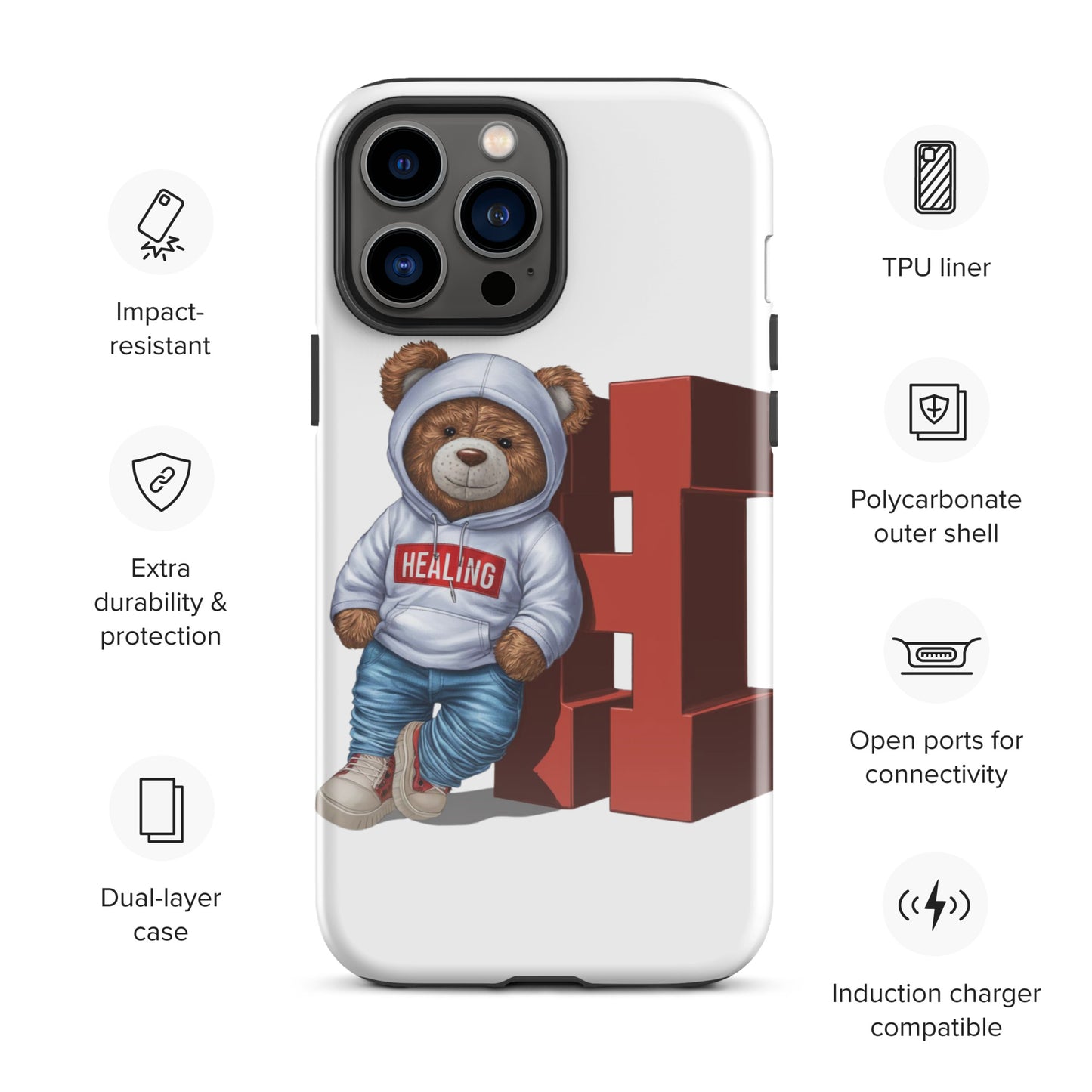 Junie The Healing Bear Tough Case for iPhone®