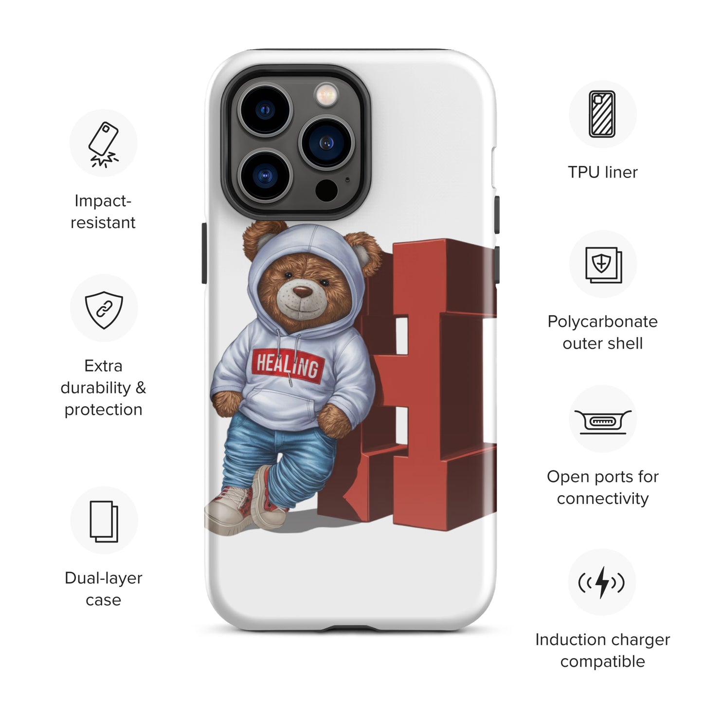 Junie The Healing Bear Tough Case for iPhone®