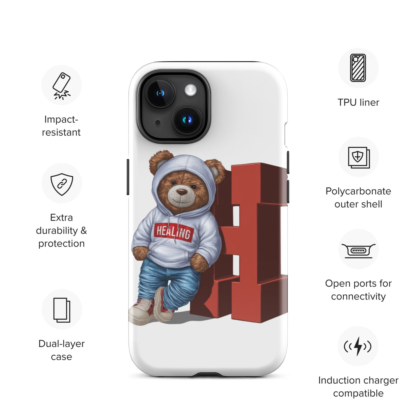 Junie The Healing Bear Tough Case for iPhone®