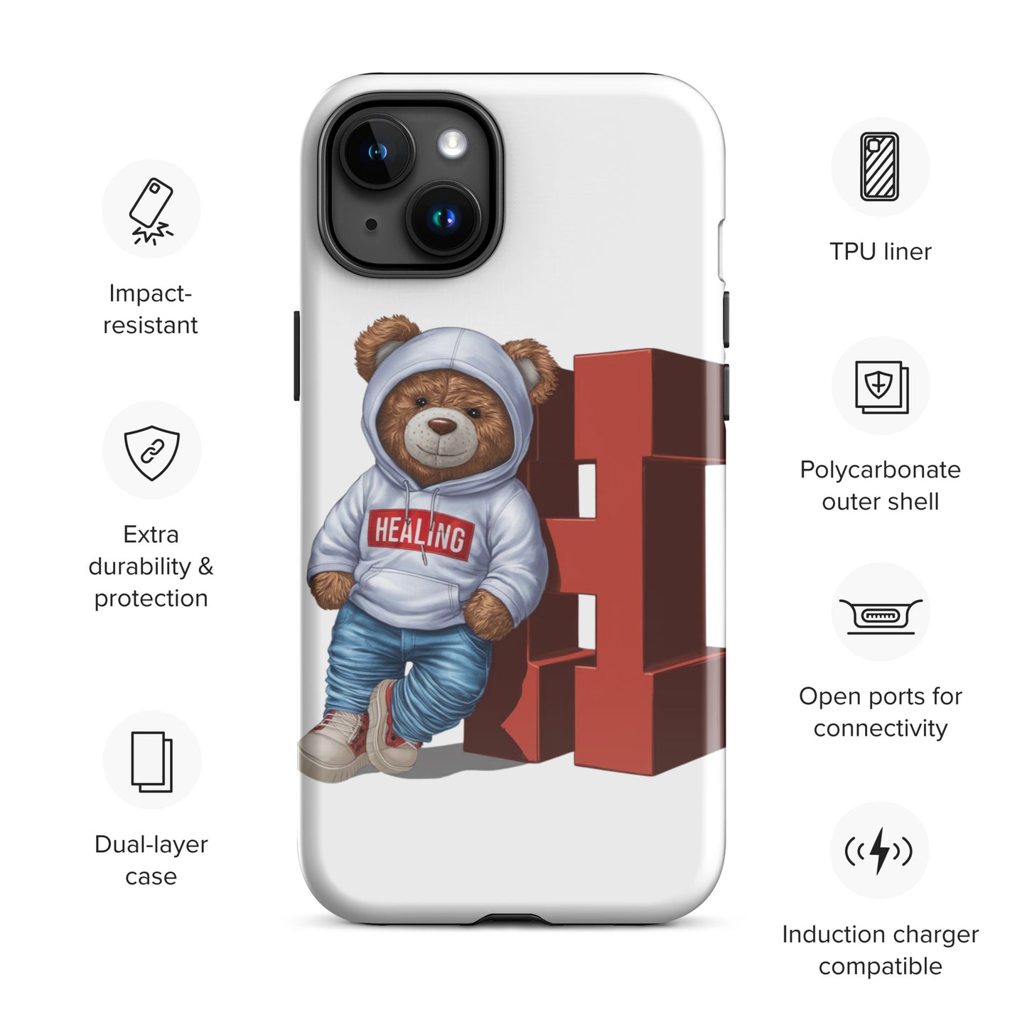 Junie The Healing Bear Tough Case for iPhone®