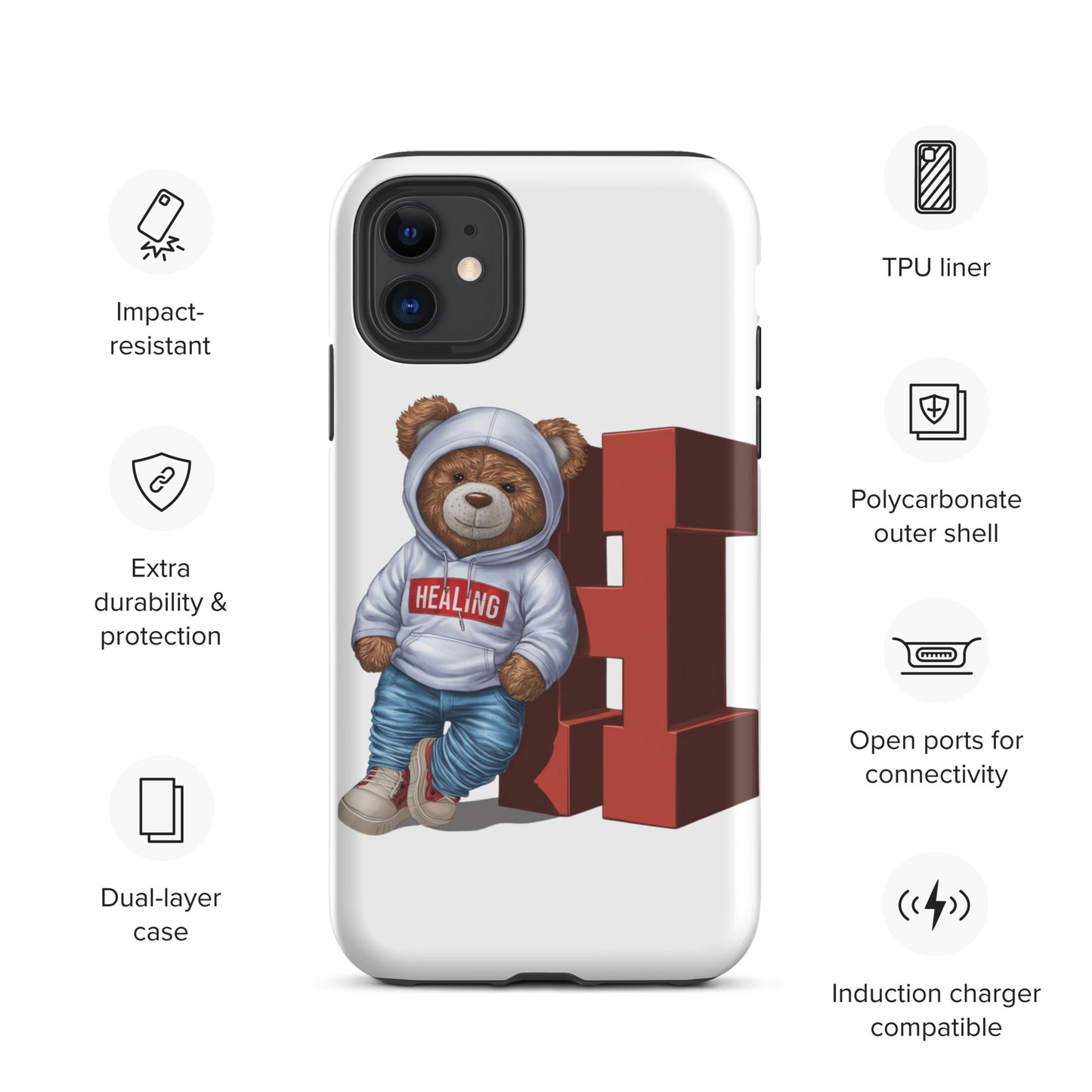 Junie The Healing Bear Tough Case for iPhone®