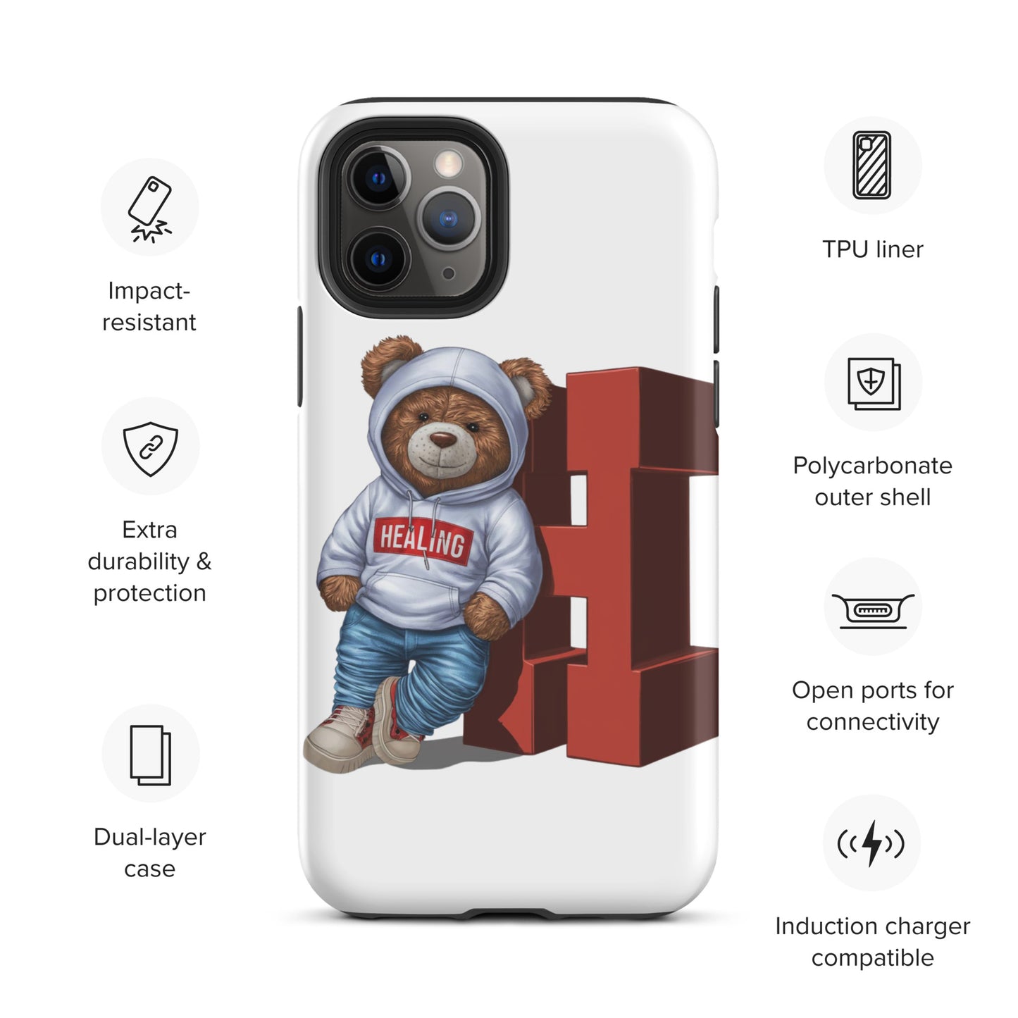 Junie The Healing Bear Tough Case for iPhone®