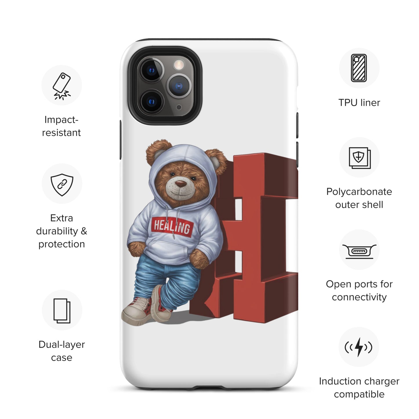 Junie The Healing Bear Tough Case for iPhone®