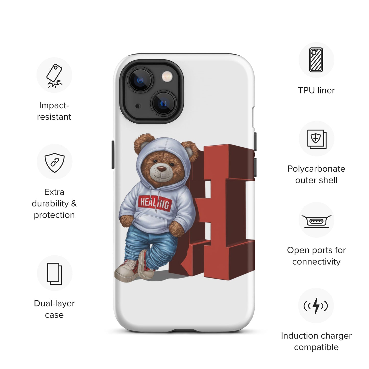 Junie The Healing Bear Tough Case for iPhone®