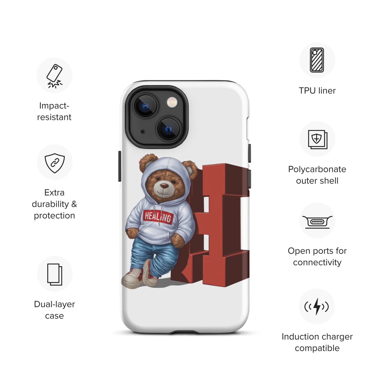 Junie The Healing Bear Tough Case for iPhone®