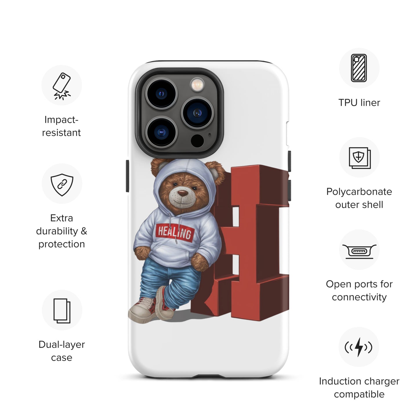 Junie The Healing Bear Tough Case for iPhone®