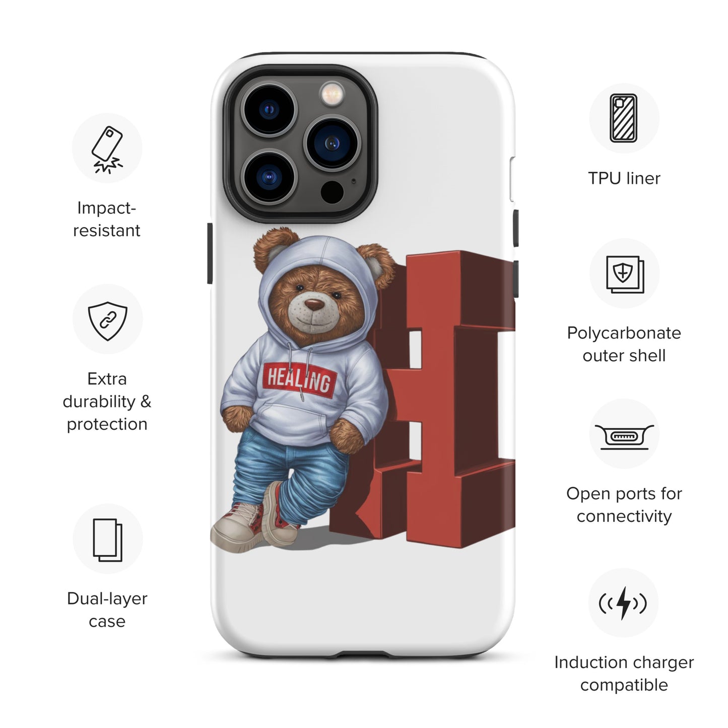 Junie The Healing Bear Tough Case for iPhone®