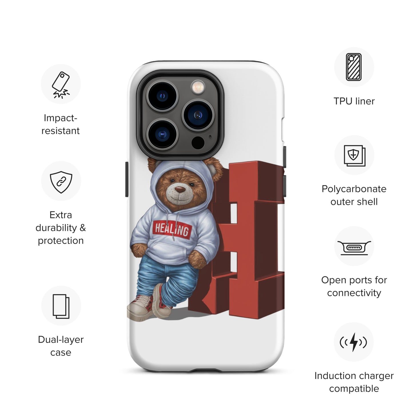 Junie The Healing Bear Tough Case for iPhone®