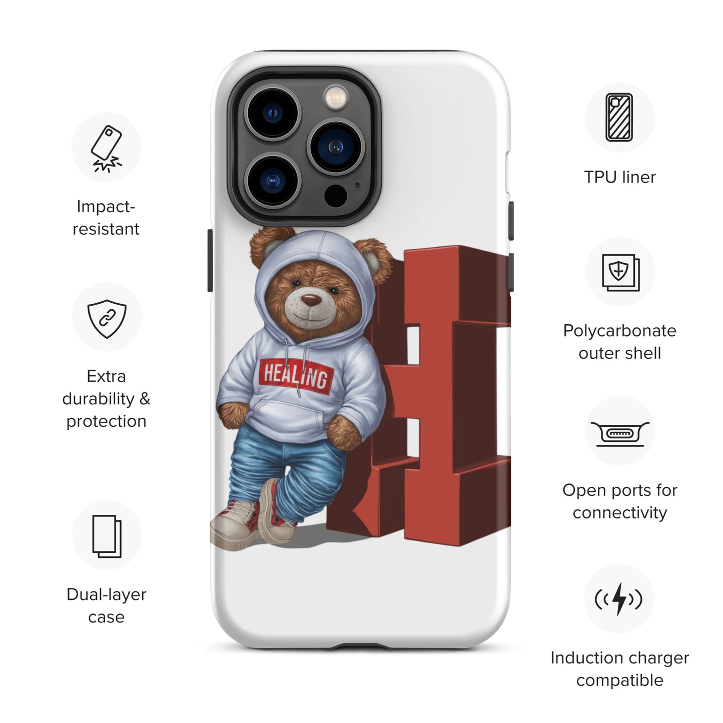 Junie The Healing Bear Tough Case for iPhone®