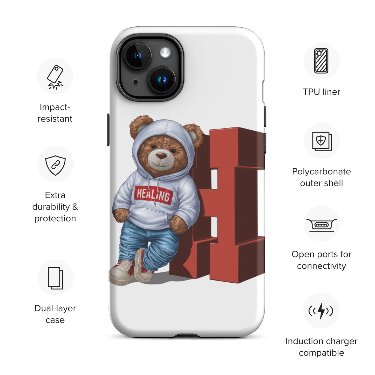 Junie The Healing Bear Tough Case for iPhone®