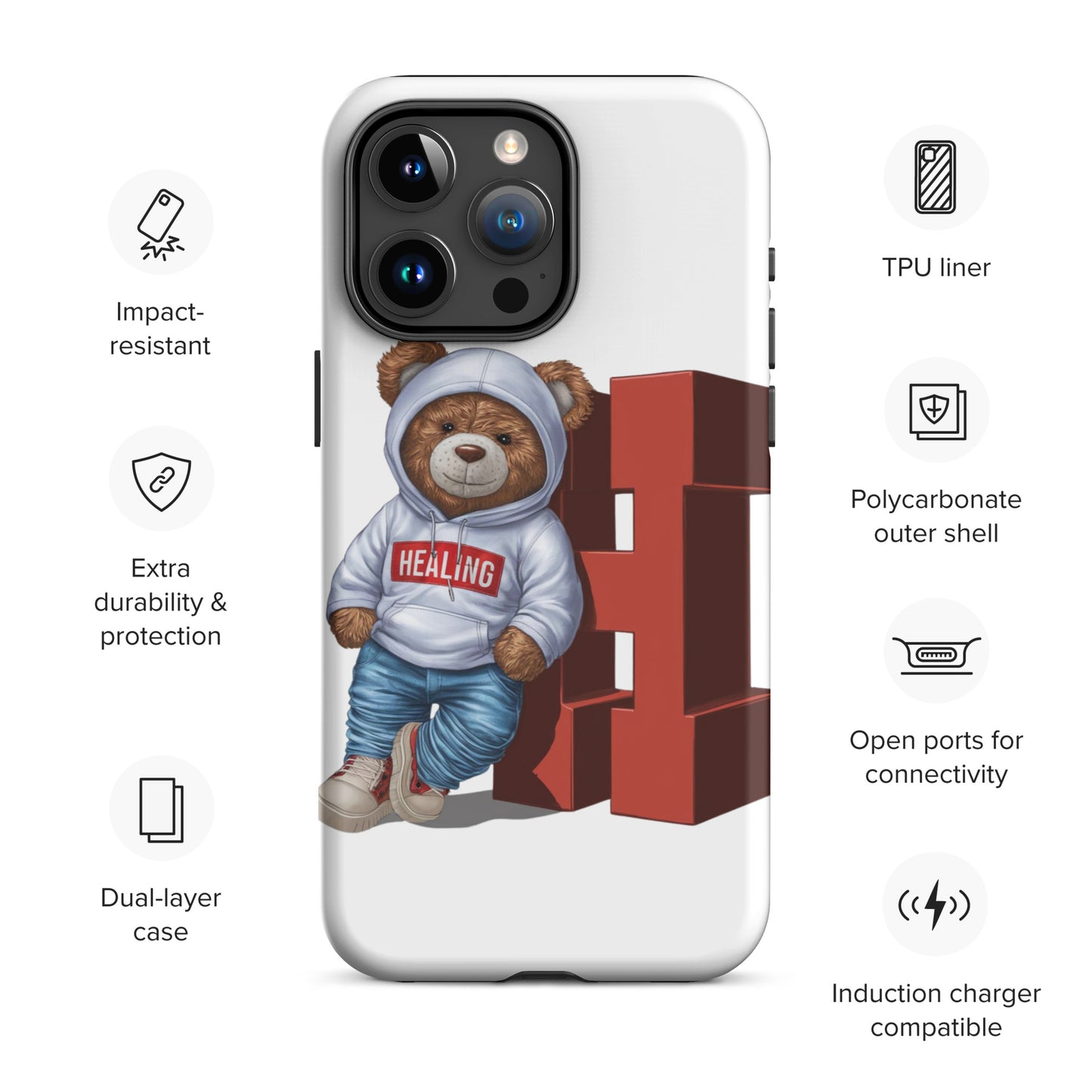 Junie The Healing Bear Tough Case for iPhone®